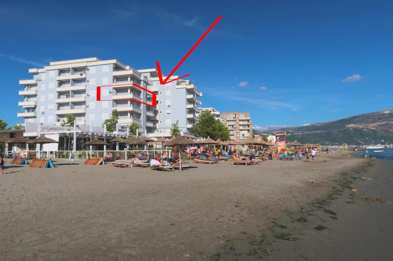 On The Beach Vlorë Eksteriør billede